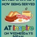 Breakfast at Inspire cafe